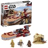 Bietet einen Landspeeder mit viel Platz für Luke- und C-3PO-Minifiguren sowie ein baubares Höhlenversteck für eine bewaffnete Jawa-Minifigur