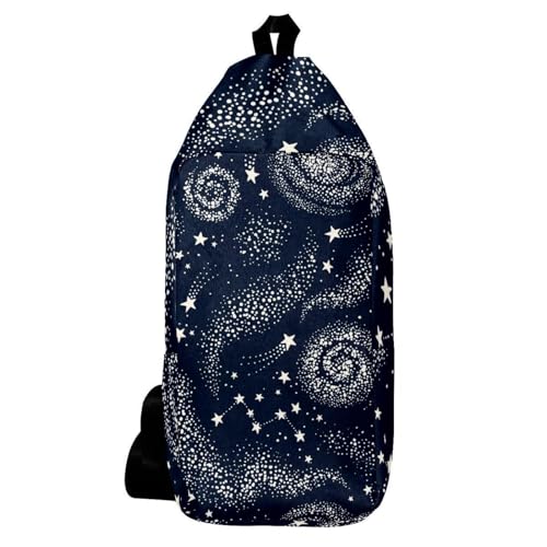 Sac à dos à bandoulière galaxie pour libérer vos poches avec style et confort