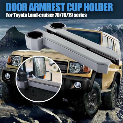 Portavasos Brazo de Puerta para Toyota Land Cruiser miniatura 2