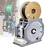 QINGHEDZSW 3D Industrial Filament Respooler, Electric Spool Rewinder, Smart Start and Stop, Wrap Neatly Without Tangling, for 1kg Spools, Universal Wire, Welding Thread Winder