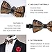 WUXEKZO Mens Boys Fashion Christmas Night Party Pre-Tied Bow Tie, Adjustable Neck Band Creative Bow Ties for Party, Banquet, Graduation