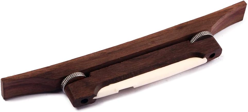 Guitar Bridge Rosewood Adjustable for 6 String Jazz Martin Style Guitar Part Accessories (GA610)