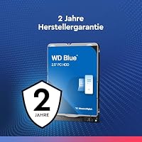 WD Blue 1 TB Interne HDD, PC-Festplatte 2,5 Zoll, 5400 U/Min, SATA 6 Gbit/s, 128 MB Cache – Ansicht 5