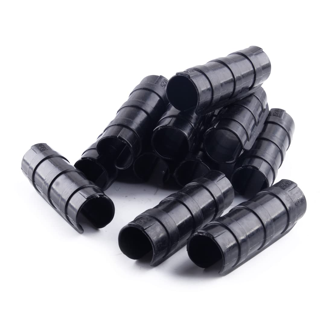 100 unids 25 mm tubo tubo de película abrazadera clip fijo conector a presión para marco de bandera de invernadero