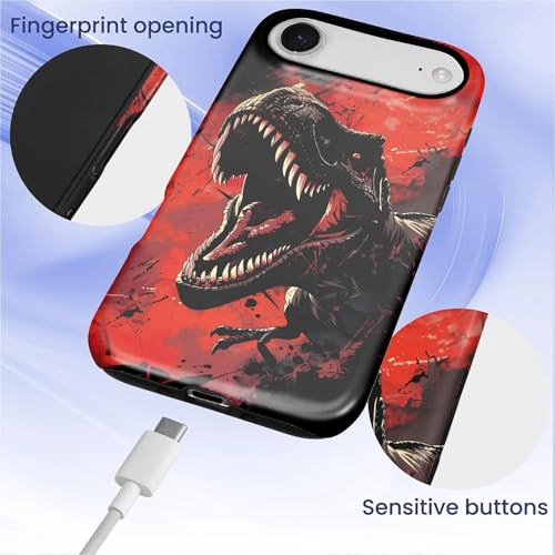 Coque pour PT 17 A anti-rayures silicone mat dinosaure