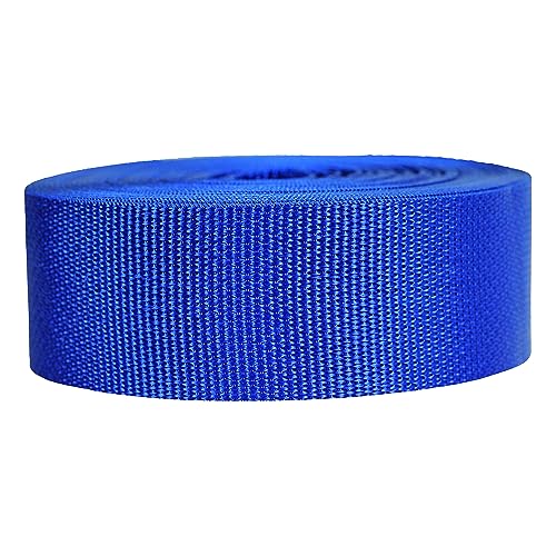 Strapworks Lightweight Polypropylene Webbing - Poly Strapping for Outdoor DIY Gear Repair, Pet Collars, Crafts – 2 Inch x 10 Yards - Royal Blue