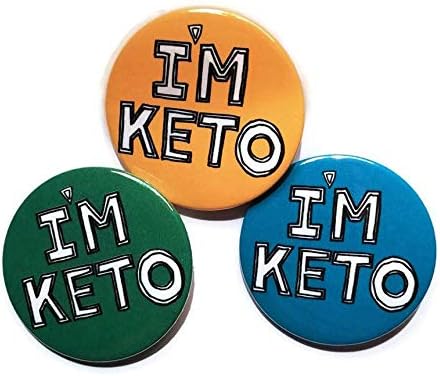 Im Keto pin badge ketogenic diet