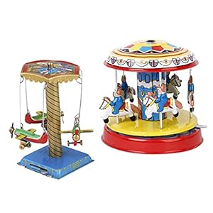 2 Stuks Vintage Mechanisch En Model Speelgoed voor