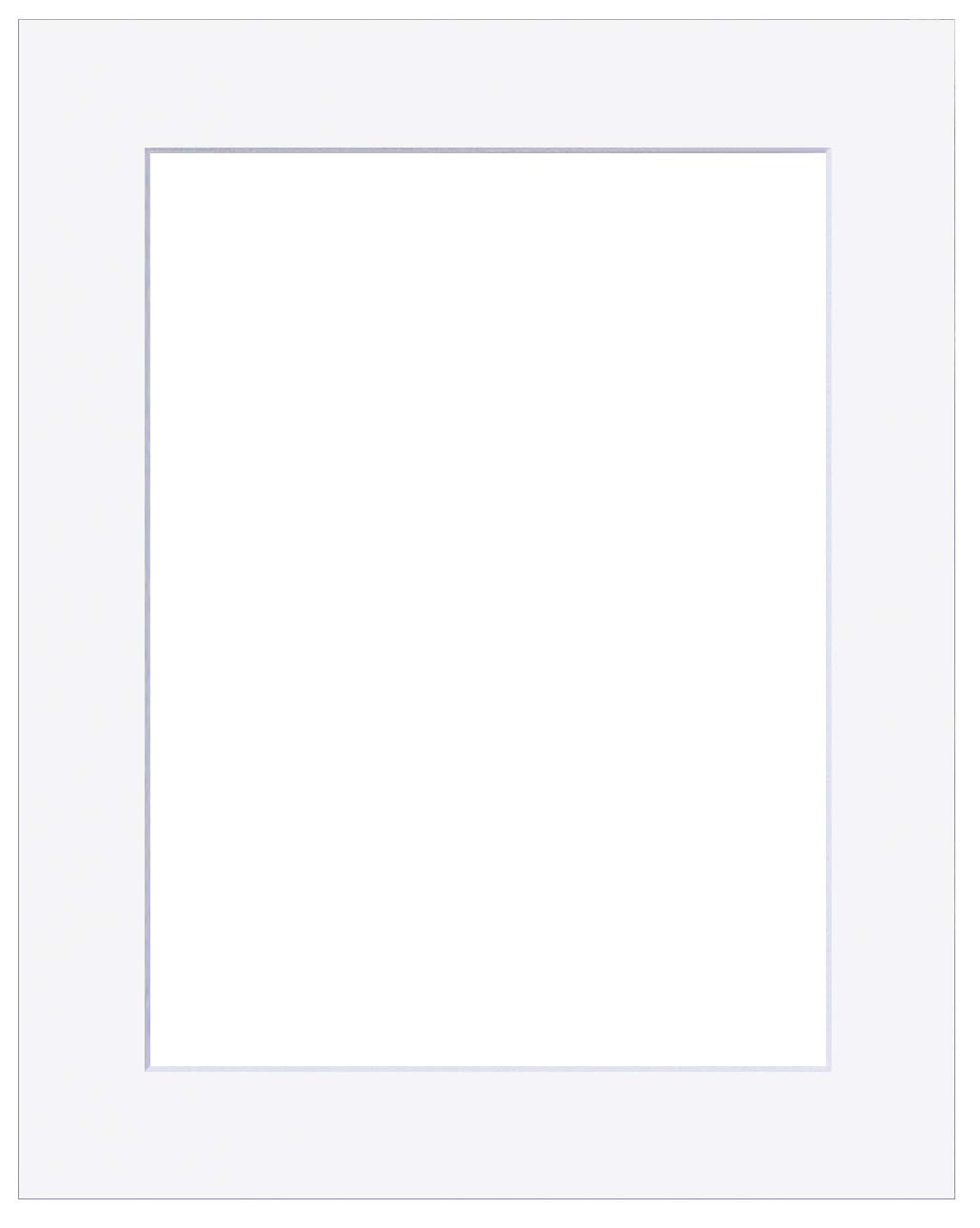 Picture Mounts, Pack of 1 (Single), Choice of Size & Colour [14 x 11 to fit A4 or 11x8, Bright White]