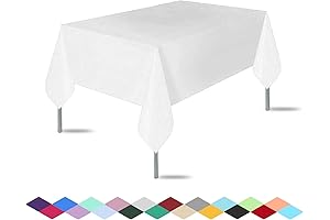 Premium Disposable Plastic Tablecloths for Weddings, Parties, and Banquets