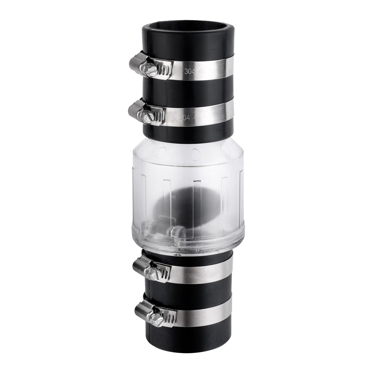 BOXOB Clapet Anti-Retour Silencieux Pompe Puisard, 2 Pouces Anti-Refoulement Réduction du Bruit Compatible avec les Tuyaux de 1 1/2 Pouce Schedule 40