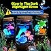 116PCS Magic Glow-in-The-Dark Gel Water Fairy Toy, Aqua DIY Elf Set with 18 Shape Molds, 100ml Gels, Water Squishy Kit, Make 150+ Water Animals,Christmas Birthday Gift, Arts Crafts STEM Kit for Kid