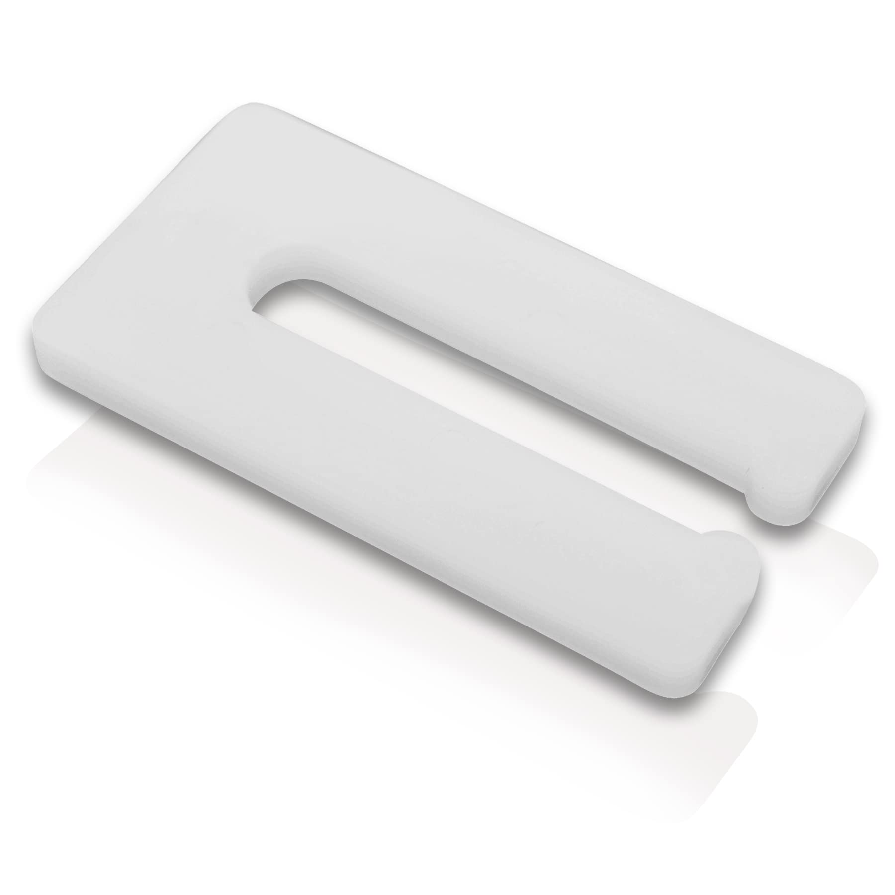 My Plast Distanzstücke – Unterlegeplättchen aus Kunststoff. variable Ausgleichsplättchen. 57 x 29 x 1. 2. 3. 4 mm. 4 x 50 Stück