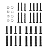 HANTAQ TV Stand Screw Kits, No Drilling Table Top TV Stand Legs Screws Kits, Screws and Washers for TCL Hisense Samsung LG Vizio Onn Roku TV Stand Legs