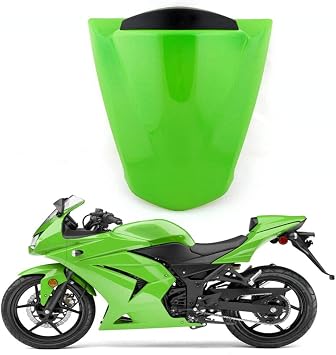 STLPRO Motorcycle Rear Passenger Cowl Seat Back Cover Fairing Fit for Kawasaki EX250R Ninja 250 2008 2009 2010 2011 2012 ABS Plastic Rear Seat Cover Red