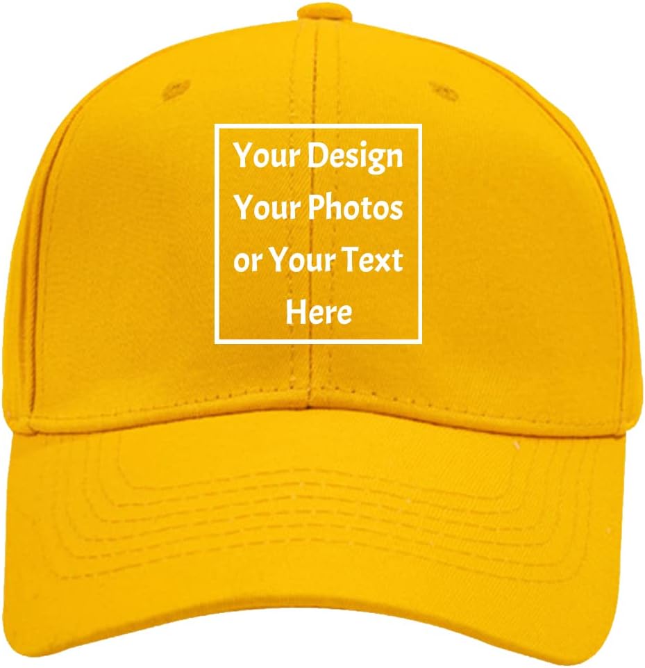 ZMvise Berretto Da Baseball Personalizzabile Con Testo, Logo O Immagine - Taglia Unica Regolabile, Unisex, 100% Poliestere, Per Eventi E Regali - 2