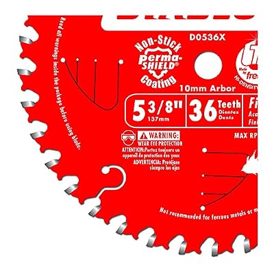 Freud D0536X Diablo 5-3/8-Inch 36 Tooth ATB Finish Cordless Trim Saw Blade (2 Pack)