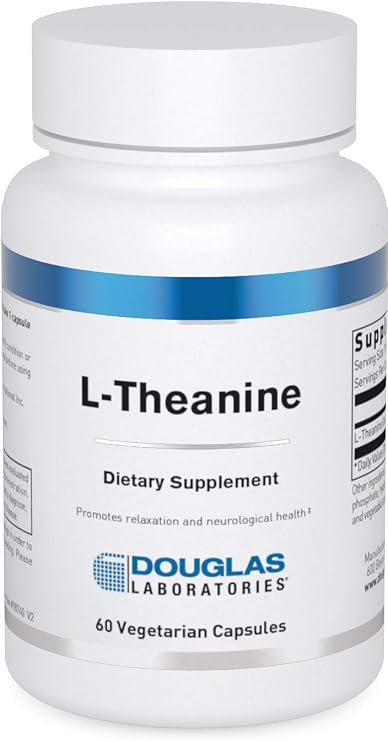 Douglas Laboratories L-Theanine | Promotes a Feeling of Calmness | 60 Capsules Douglas Laboratories L-Theanine | Promotes a Feeling of Calmness | 60 Capsules