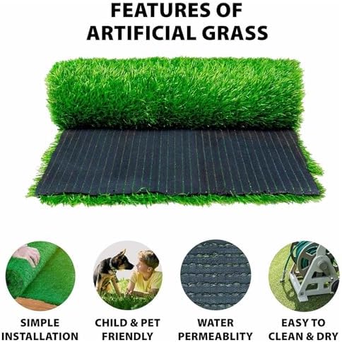 送料込+芝 人工芝 25cm 芝生 屋内 屋外 パティオ用 排水穴付き 芝生ラグ(100x700cm)