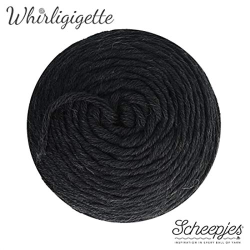 ScheepjesWhirligigette 1x100g - 253 Grey Yarn for Knitting and Crochet