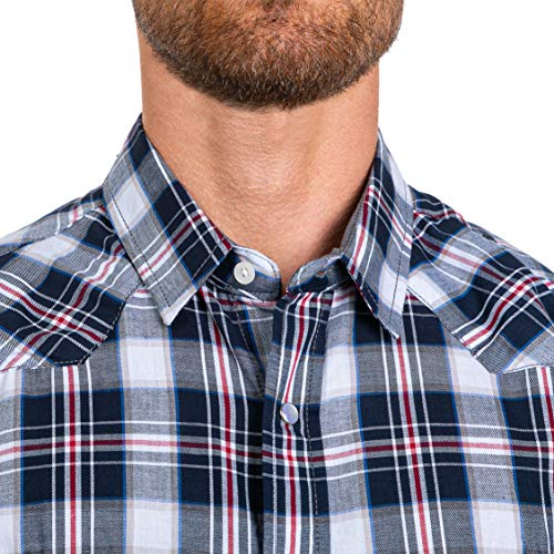 Coastal ® Men's Snap Button Western Shirt - Modern Fit4
