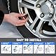Avutrel TPMS Reifendruckkontrollsystem 0-8bar Reifendruck Monitor mit USB-Ladung, 4 Reifendrucksensor, Android Navigation Display KompatibilitäT, Universal-Tool für Autos Caravans Wohnmobil Wohnwagen