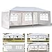 Lovinland 3 x 6m Four Sides Waterproof Tent with Spiral Tubes White