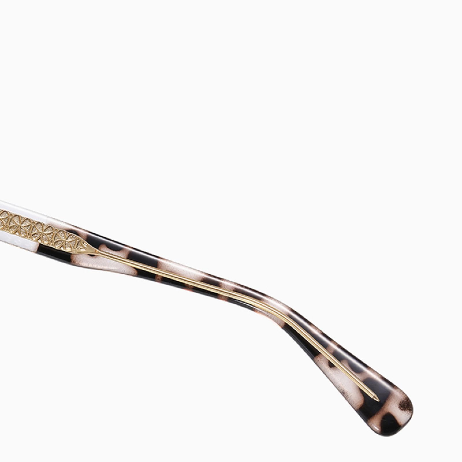 Occhiali da sole polarizzati da donna Cat Eye Occhiali da sole Uv400 Donna Acetato Marrone Moda