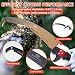 Grefinity Pole Pruning Saw for Tree Trimming, 27 FT/8.2M Manual Tree purner with 8-Section Fiberglass Handle, Sharp Steel Blade, Easy to Carry and Extendable Design for Tree Maintenance, Orange