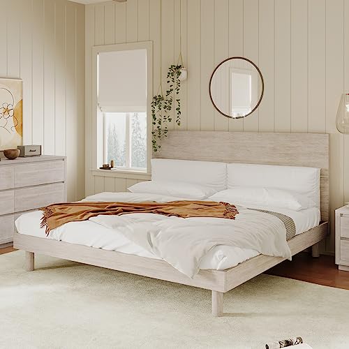 Harper & Bright Designs HZG-BS304325AAE King Bed Frame With Headboard thumb #2