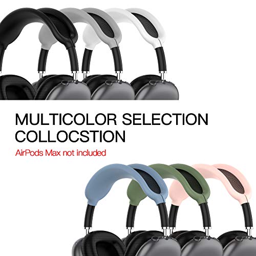 Tucana Case Compatible For Airpods Max Headphones, Silicone Headband Skin Cover, Earcup Accessary White #TOP6