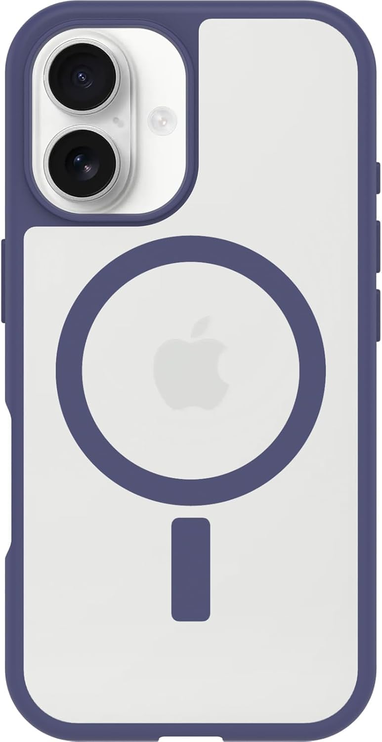 OtterBox React Series Case for iPhone 16 - Denver Dusk (Purple) | Ultra-Thin | Snaps to MagSafe | Non-Retail Packaging