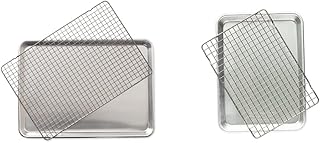 Half Sheet with Grid and Quarter Sheet with Grid (2 Piece Set)