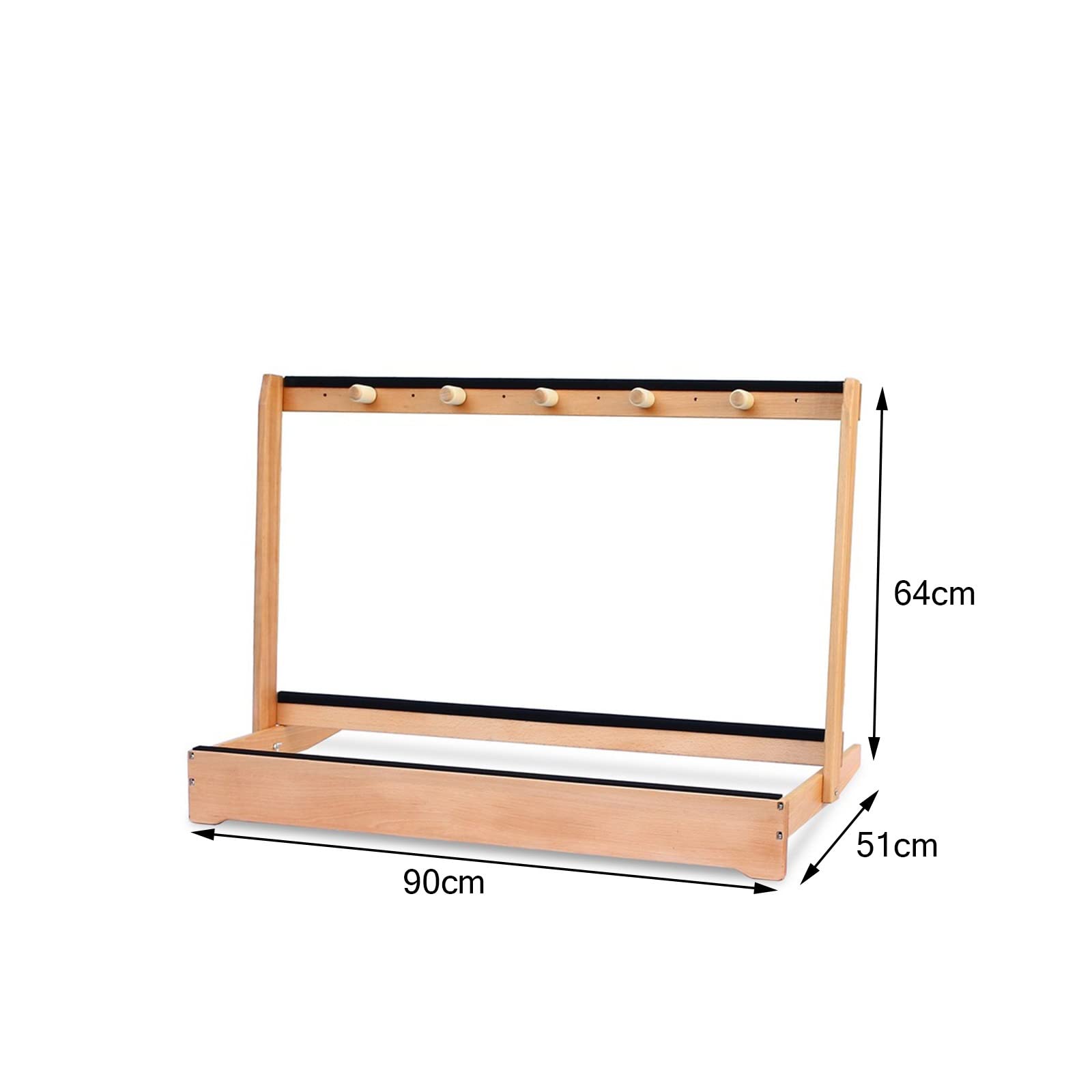 Supporto per Chitarra, Supporto per Basso Elettrico Pieghevole Portatile, espositore per Chitarra multistrumento, Adatto per Negozi di Chitarre, studi di Registrazione (6)