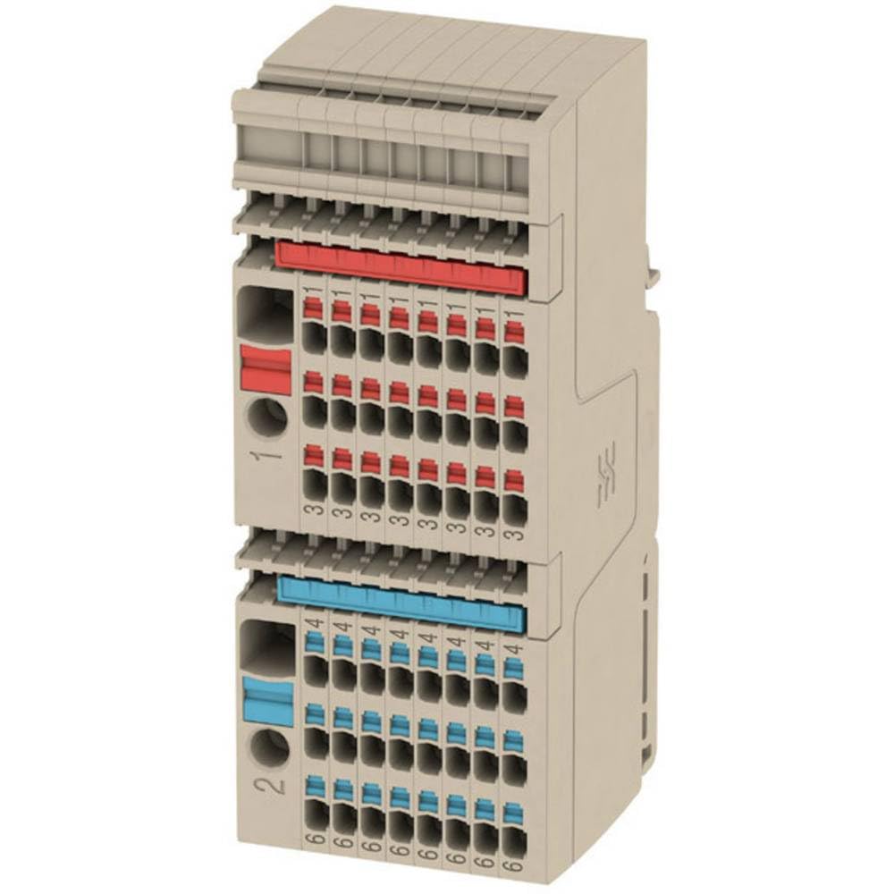 Weidmüller Verteiler-Reihenklemme SET AAP11 6/1.5/24C 2506370000 Beige 1 pieza
