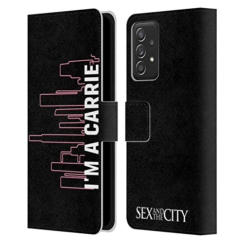 Étui cuir Galaxy A53 5G Carrie Sex and The City : protégez votre écran des rayures