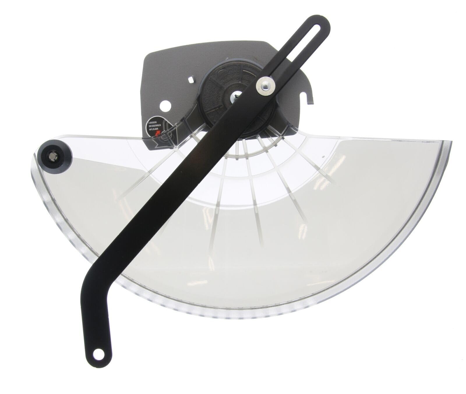 Electric Mitre Saw Blade Guard Replacement – 28cm Diameter, Black & Transparent – Compatible With LS1040 Aluminum Cutting Saw