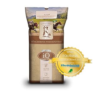 Mühldorfer iQ Active², 20 kg, graanvrij paardenvoer, hooggenergetisch, sterk- en suikerverminderd, voor alle paarden…