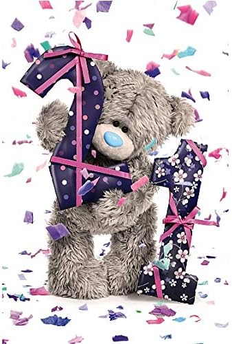 Me To You 21st Birthday Card