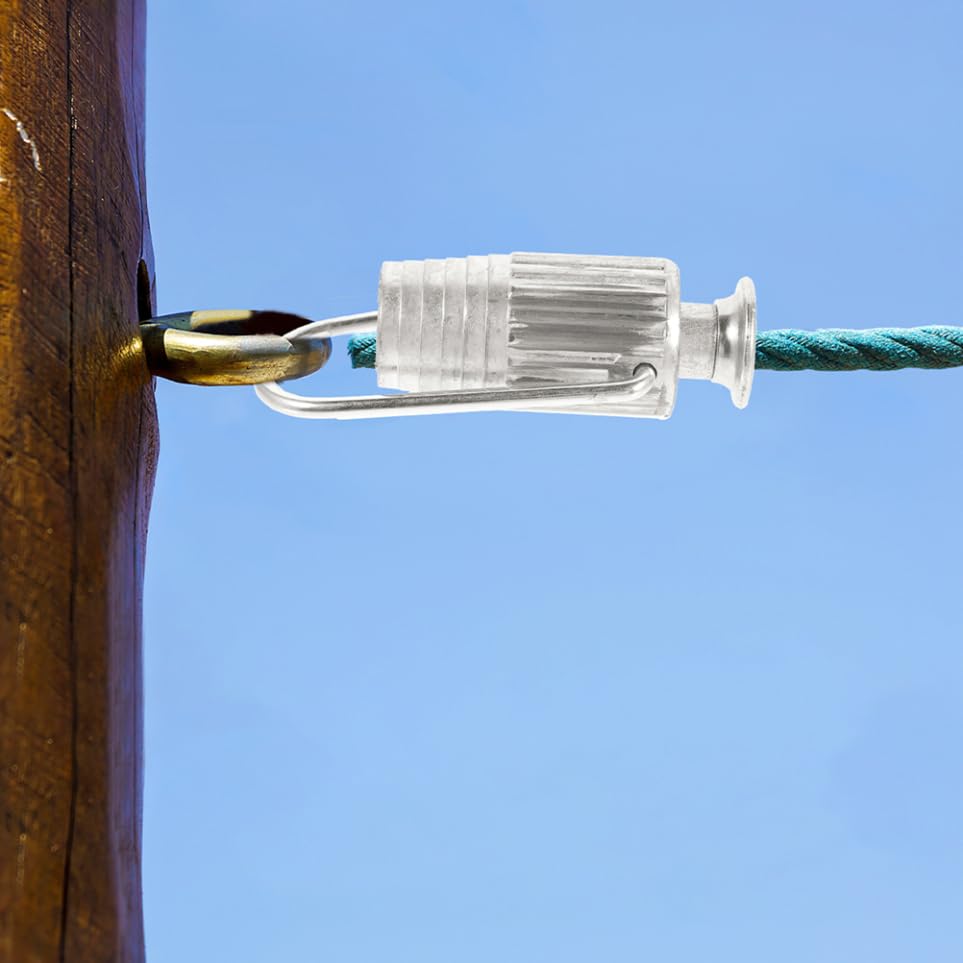Reusable Clothesline Tightener Aluminum Cable Tensioner for Rope