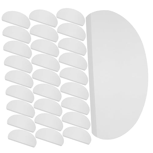 50 protectores faciales de plástico transparente para peluquería, suministros de peluquería, máscaras duraderas para peinar el cabello, protección