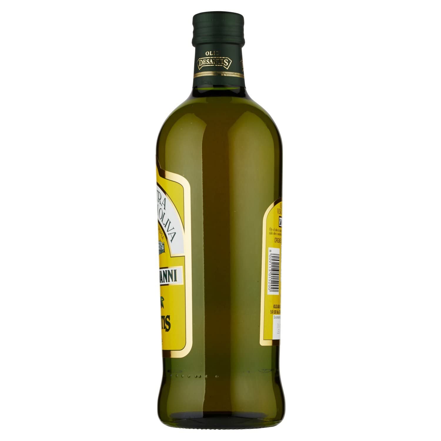 Lot de 3 huiles d'olive Desantis San Giovanni extra vierge Olio Extra Vergine di Oliva + Italian Gourmet Polpa 400 g