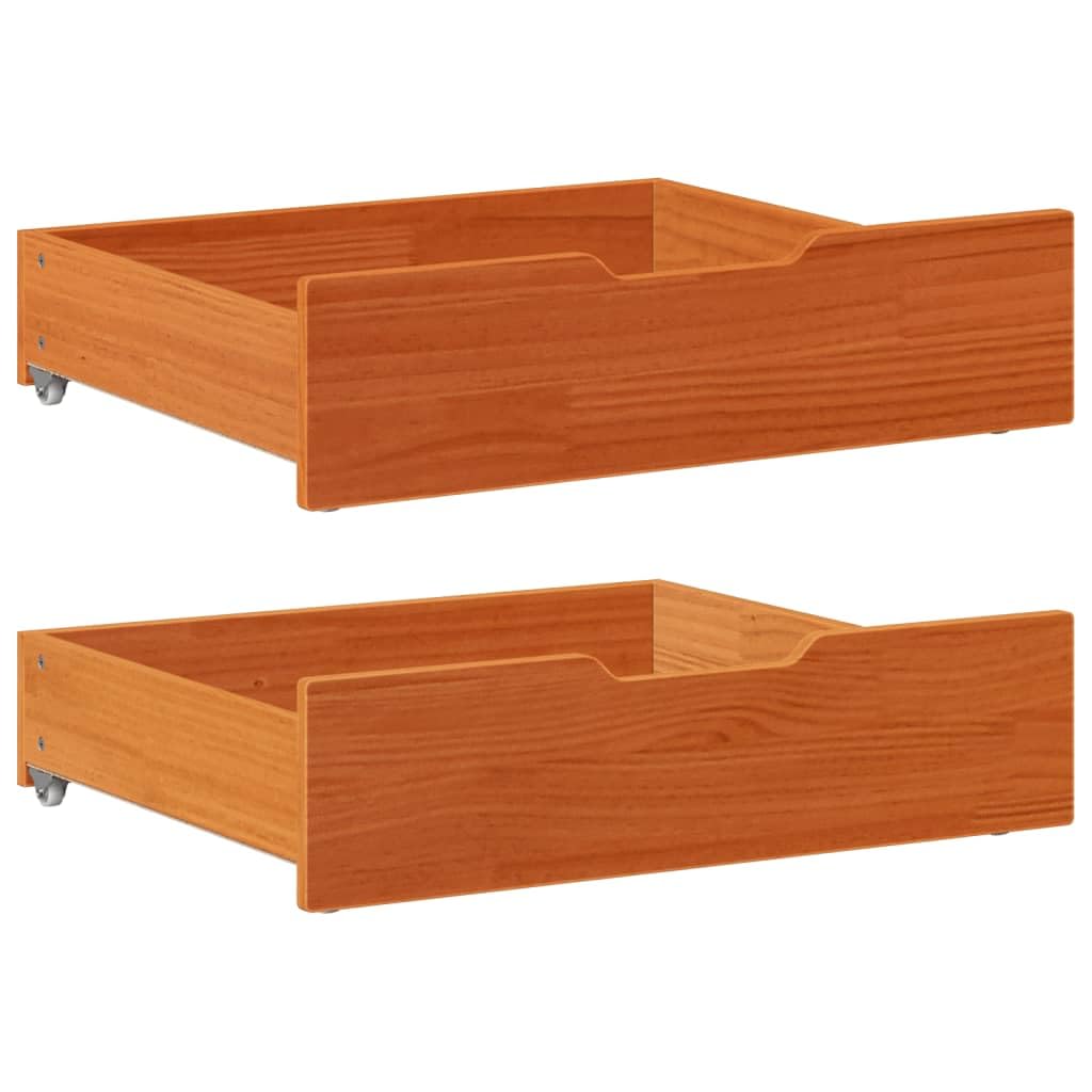 Gecheer Estructura de Cama para niños con cajones Madera Pino 70x140 cm,Cama Infantil Cama Juvenil