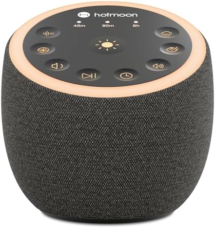 Hotmoon White Noise Machine, Sound Machine for Baby Adults with 4...