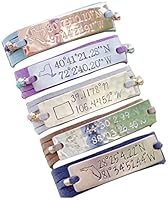 Algopix Similar Product 8 - IF  Personalized Coordinate Bracelet