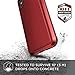 X-Doria, Compatible with Apple iPhone X, Defense Lux - Military Grade Drop Tested, Anodized Aluminum, TPU, and Polycarbonate Protective Case for Apple iPhone X, iPhone 10 (Red)