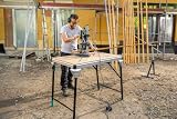 wolfcraft 6909000 - Etabli Pliant Master Work 1600 - Table de Travail Mobile pour Atelier et Chantier - Charge Max. 120 kg - 4
