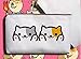 Japanese Game Neko Atsume ねこあつめ Cat Backyard Cute Pen Bag Pencil Case Pouch (G)