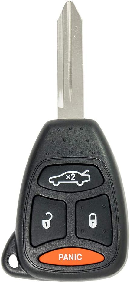 Keyless2Go Replacement for Keyless Remote Head Key Fob 4 Button KOBDT04A and OHT692427AA (2 Pack)