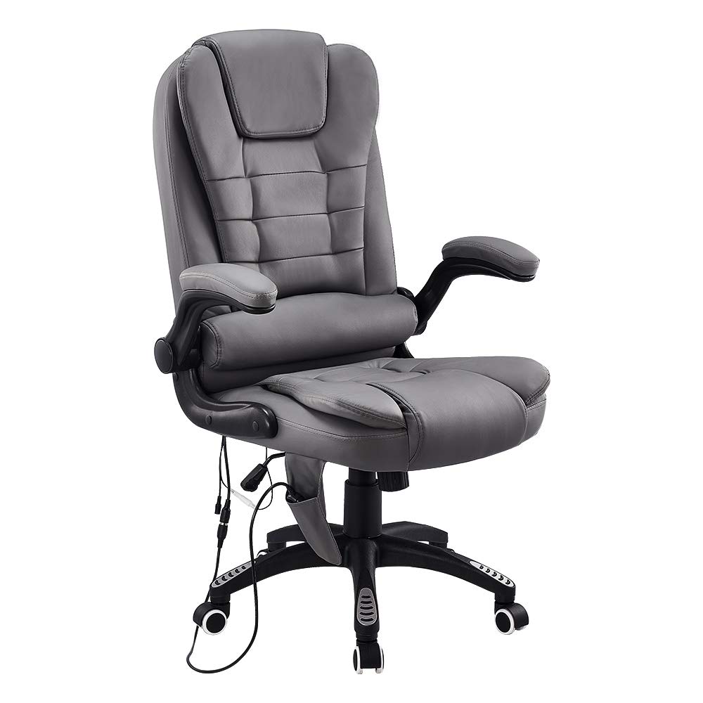 Buy 6Point Massage Faux Leather Executive Office High Back Chair